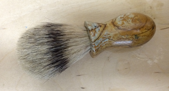 Soapstone shaving brush