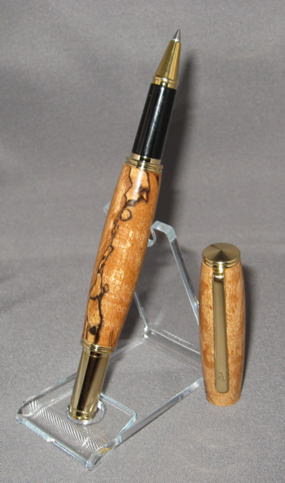 Spalted Cinnamon Rollerball