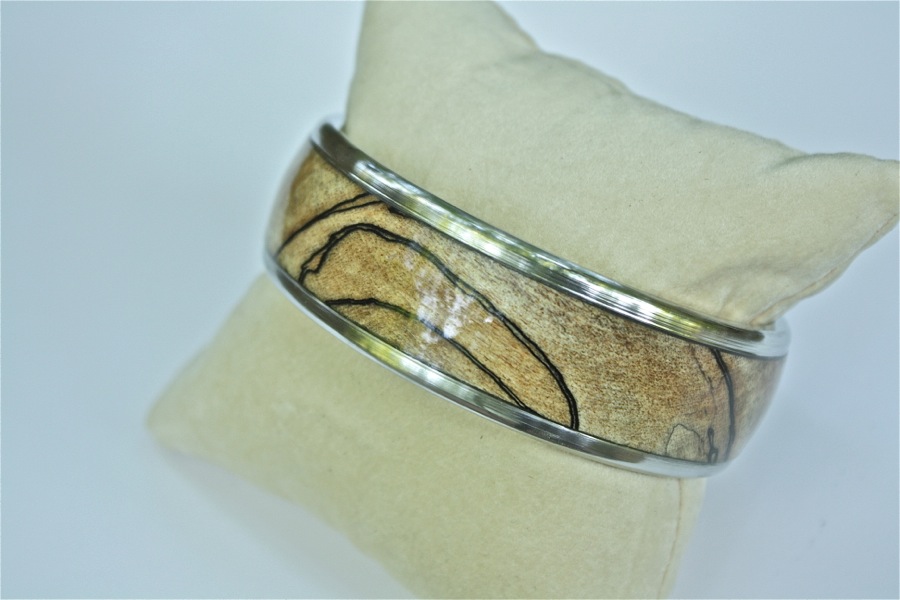 Spalted Maple Bangle