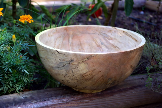 Spalted Maple Bowl