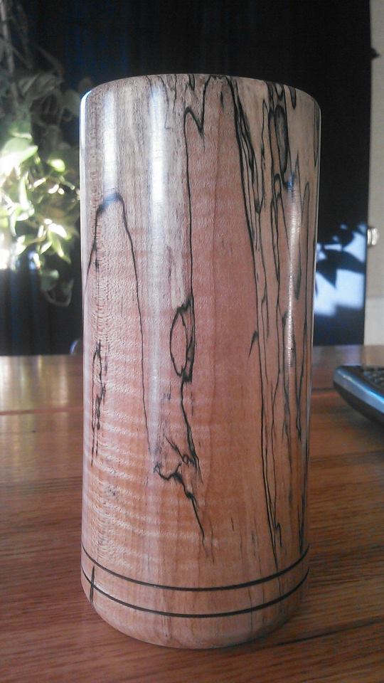spalted maple cup