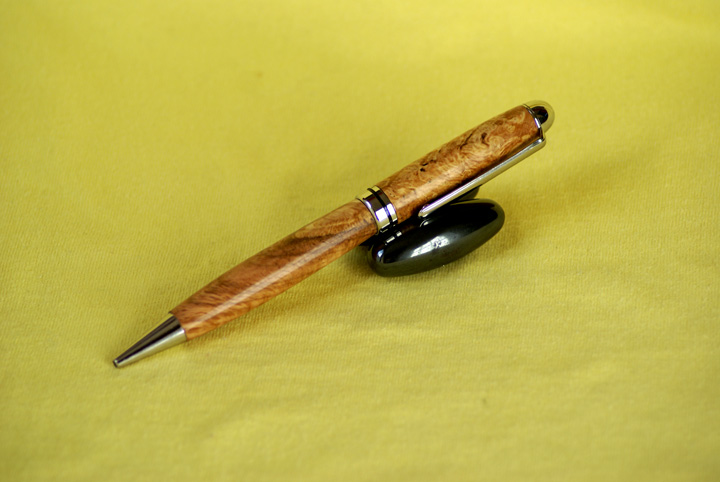 Spalted oak European pen