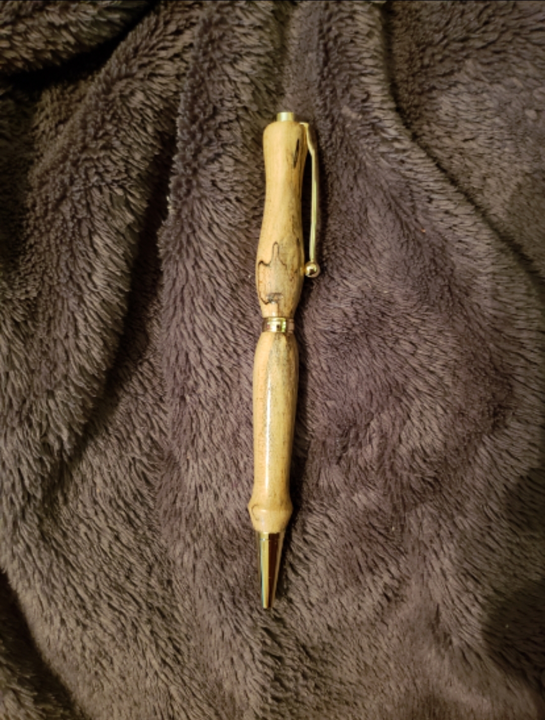 Spalted thumbs up pen