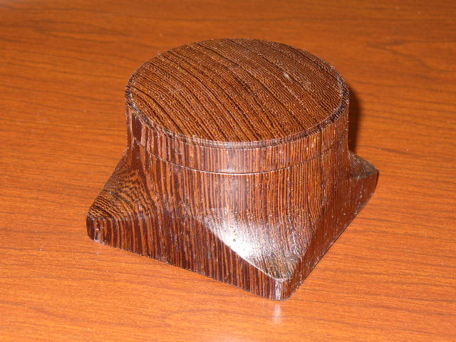 Squared Hollow Vessel - Wenge
