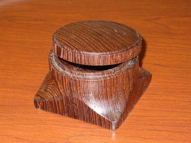 Squared Hollow Vessel - Wenge