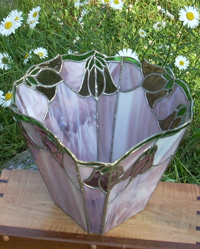 stained glass vessel