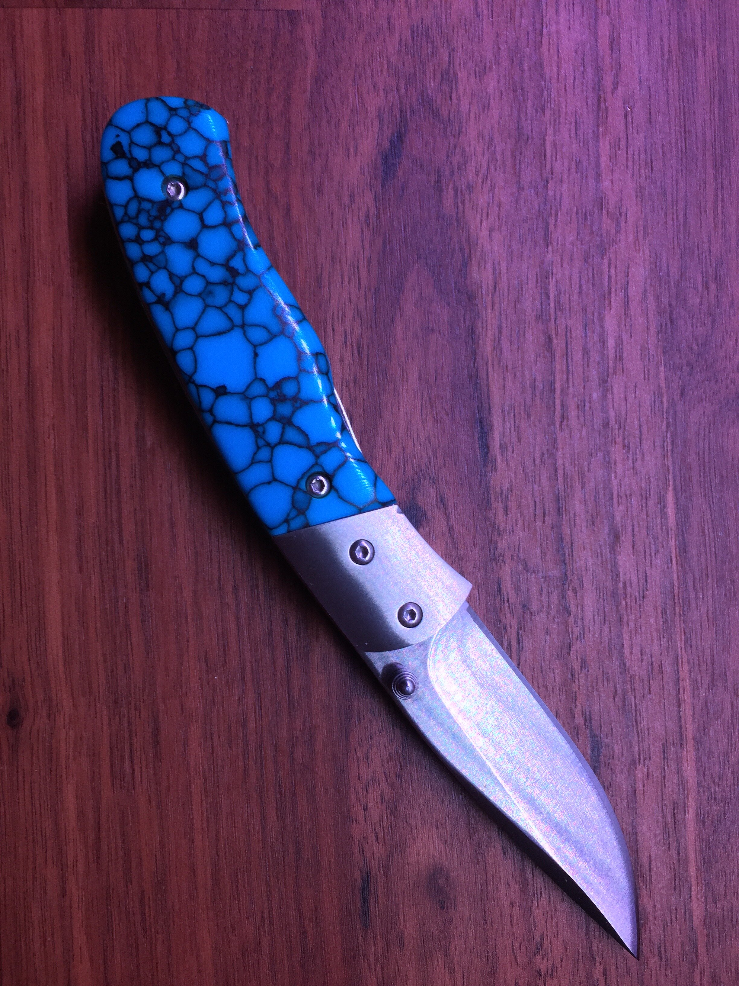 stainless and turquoise  trustone