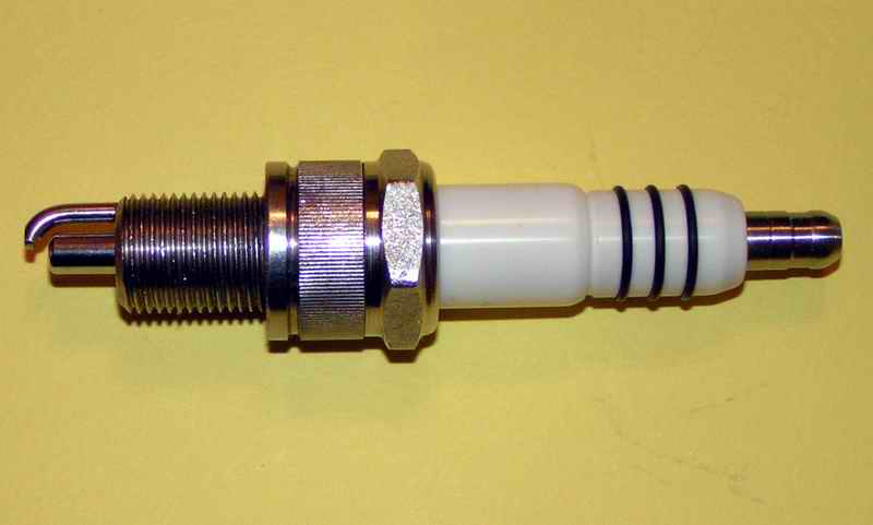 Stainless clickey spark plug