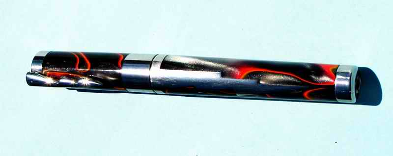 Stainless lightning bolt pen