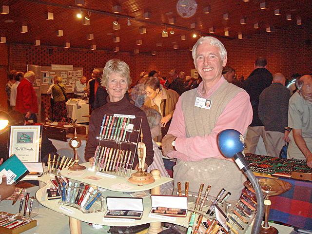 Stand at London Pen Show.