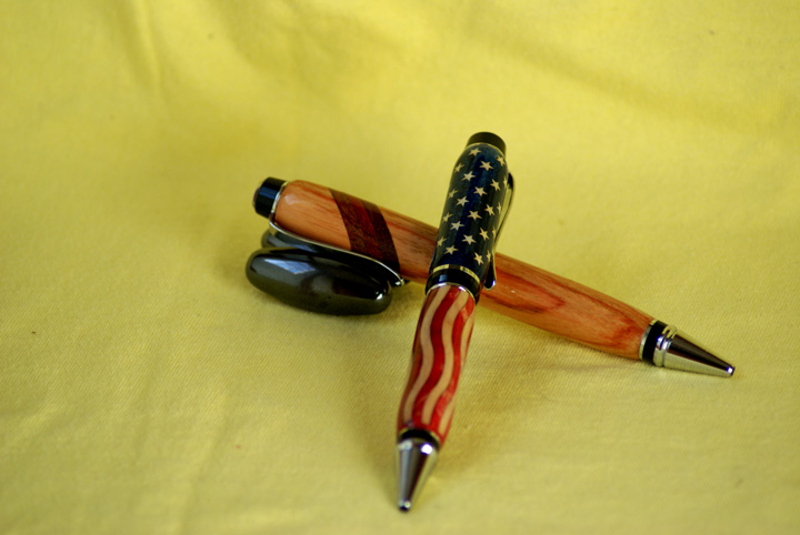 Stars and Stripes cigar pen and other cigar pen