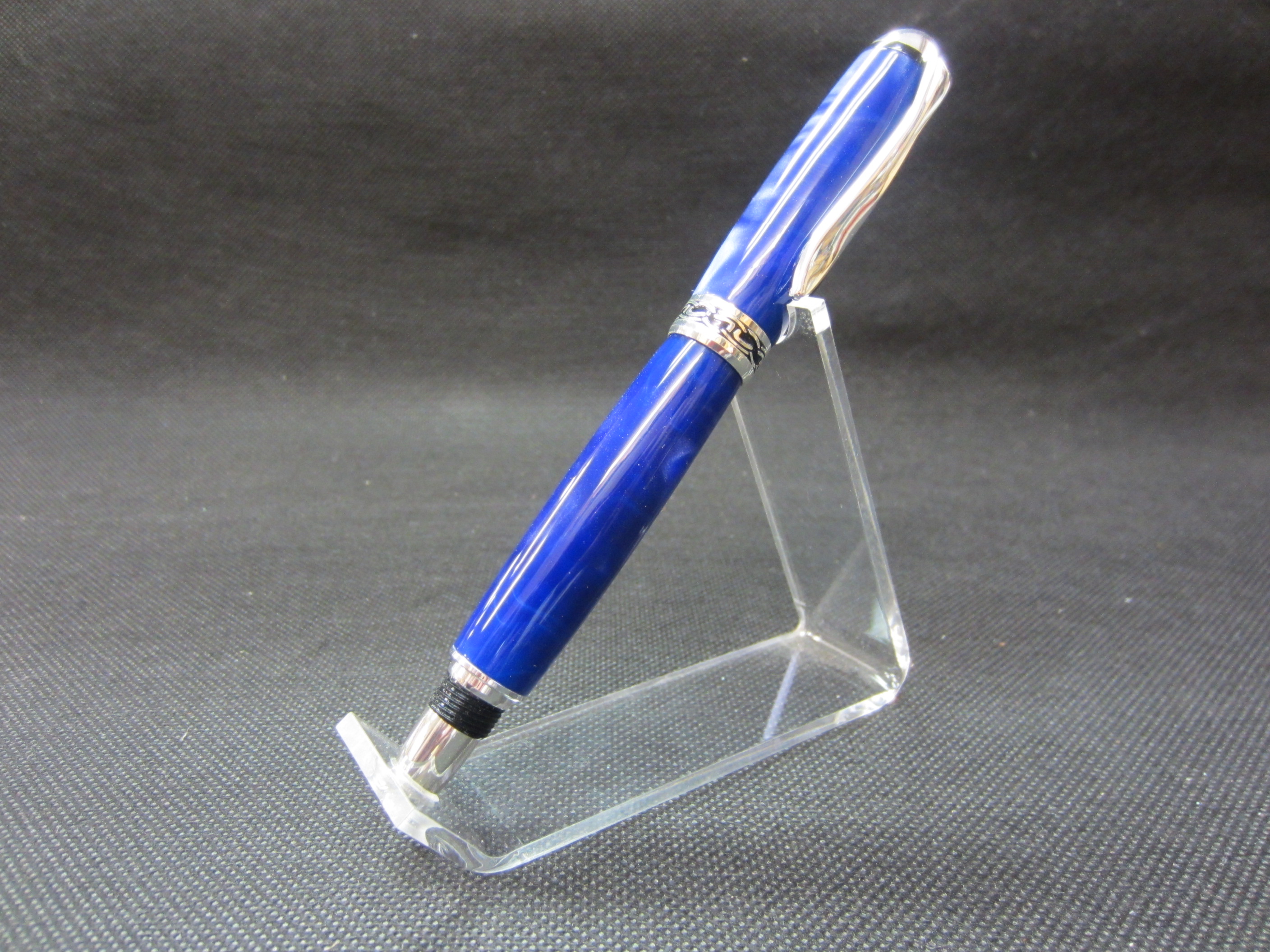Sterling Silver Sedona Roller Ball in Violet & Sparking Blue 1