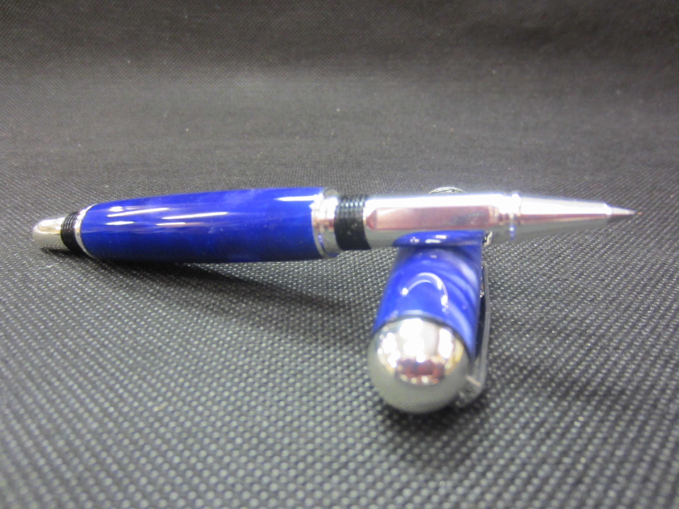 Sterling Silver Sedona Roller Ball in Violet & Sparking Blue 2