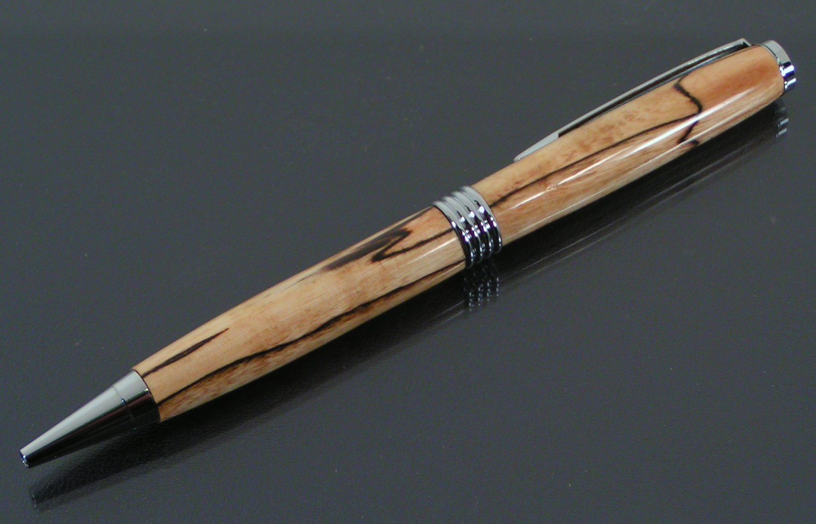 Streamline Chrome in Spalted Sassafras