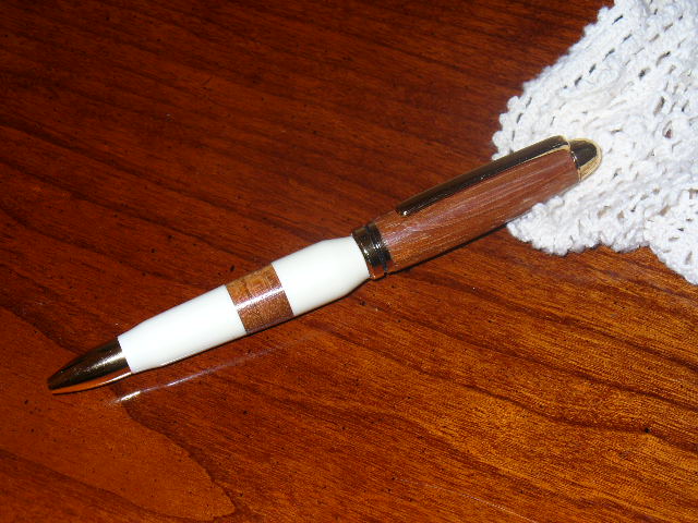 Synthetic Ivory and Bubinga