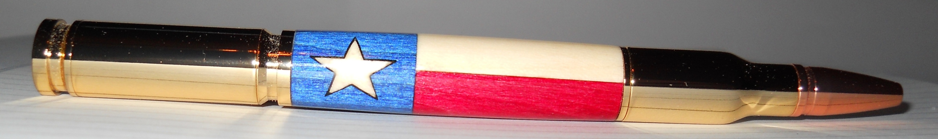 Texas Flag Bullet Pen