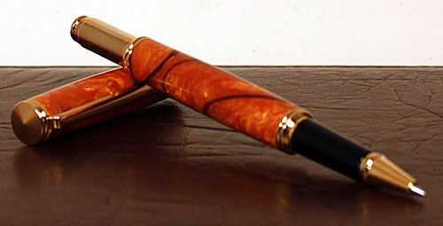 Tiger Acrylic Artisan Rollerball Pen