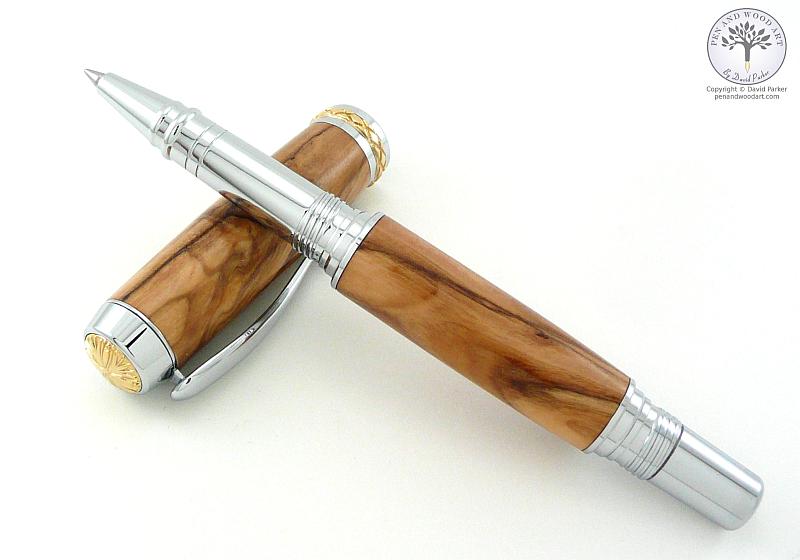 Triton rollerball with Olivewood