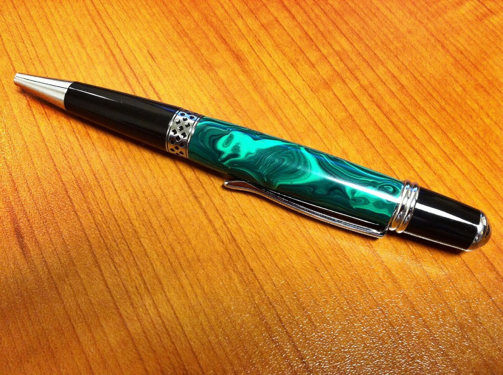 Trustone Malachite Mesa Pen