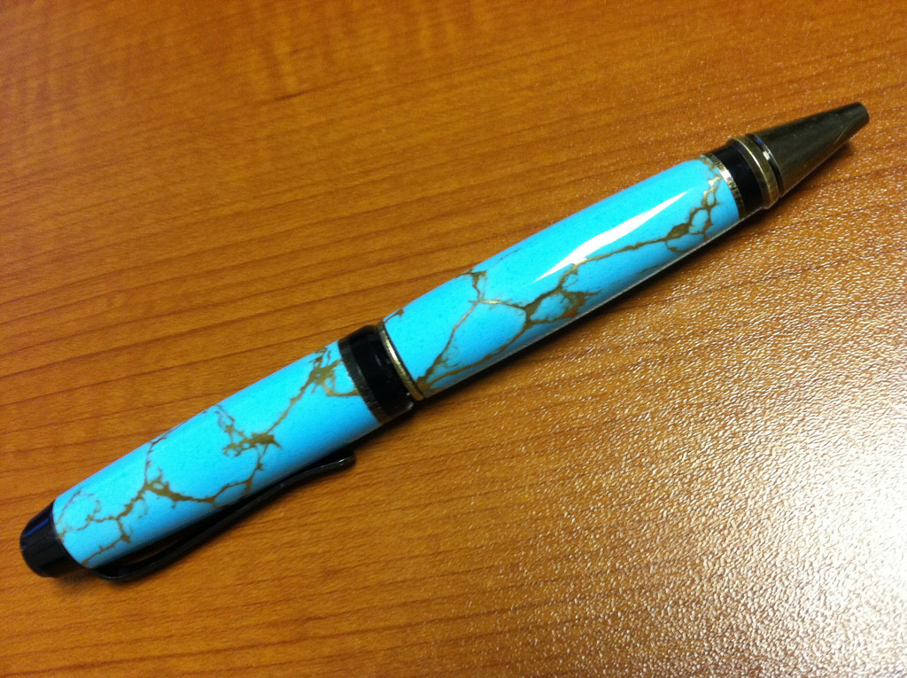Trustone Turquoise Cigar Pen