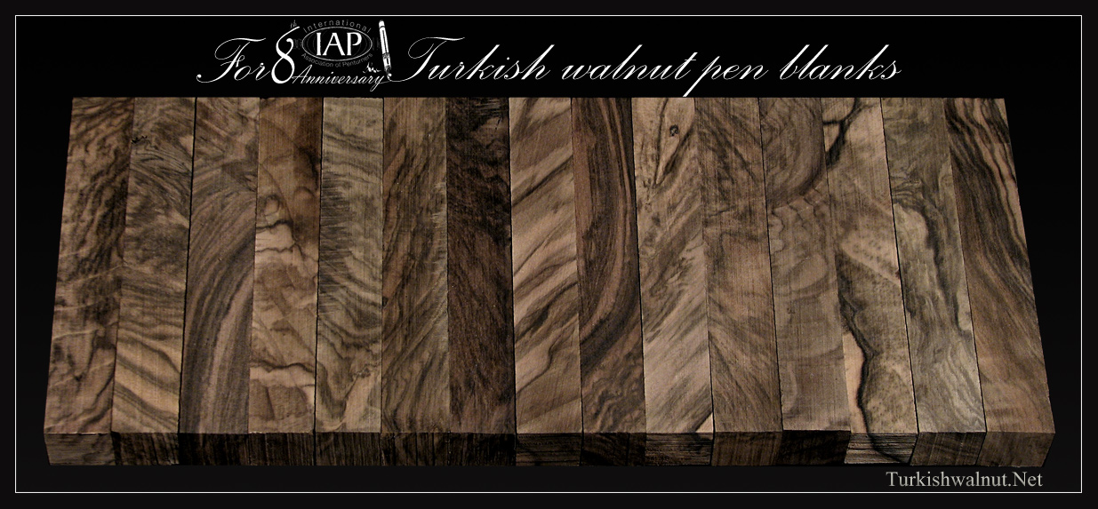 Turkish walnut pen blanks goes to...