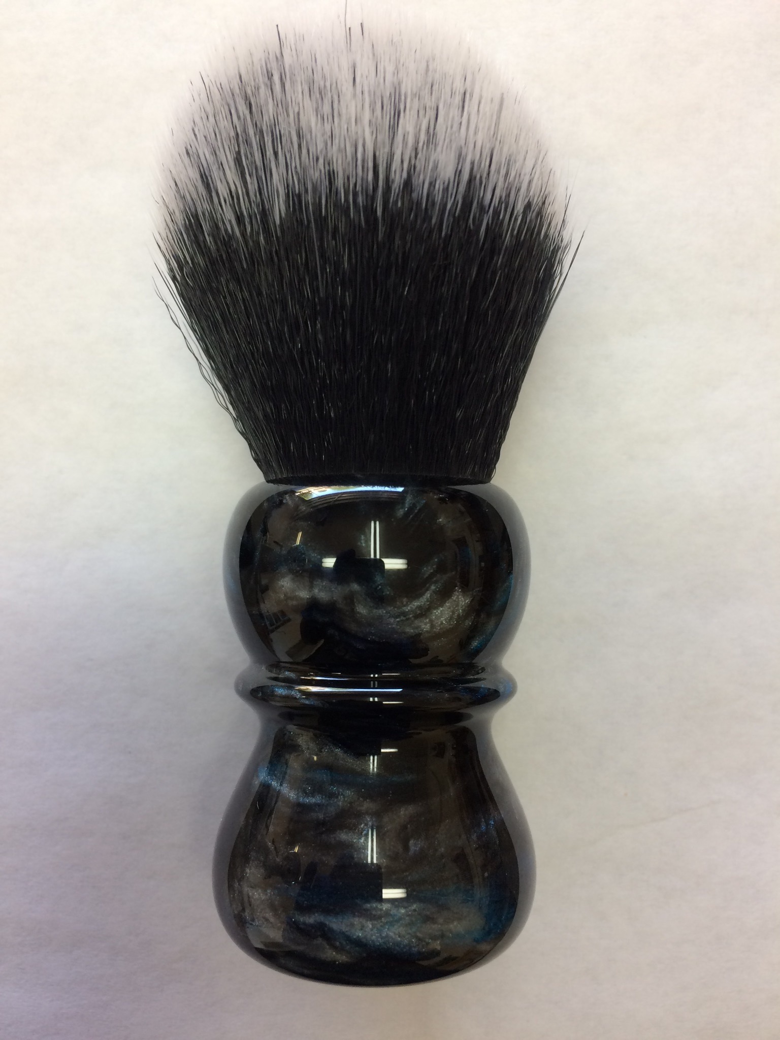 Tuxedo shaving brush