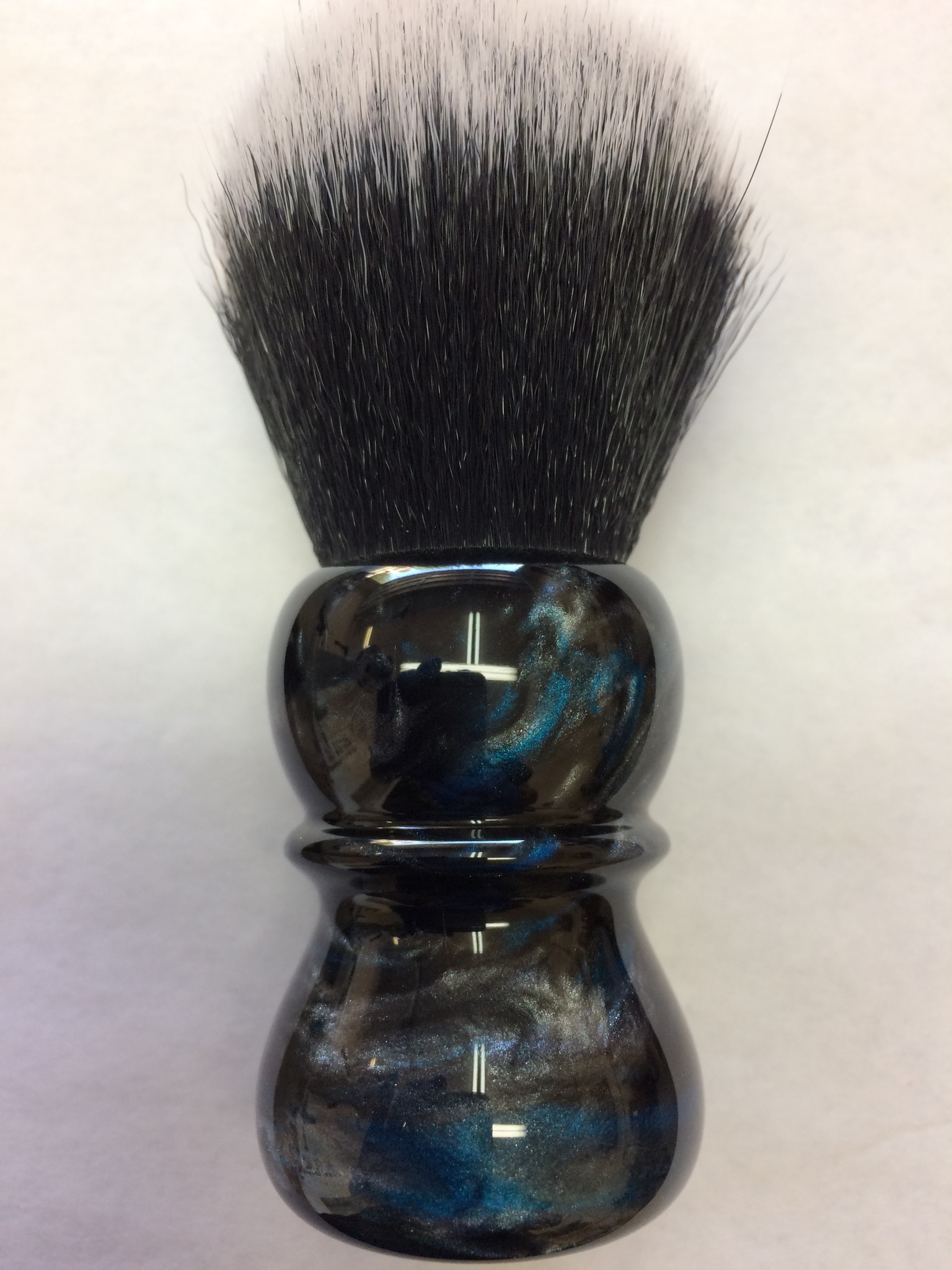 Tuxedo shaving brush