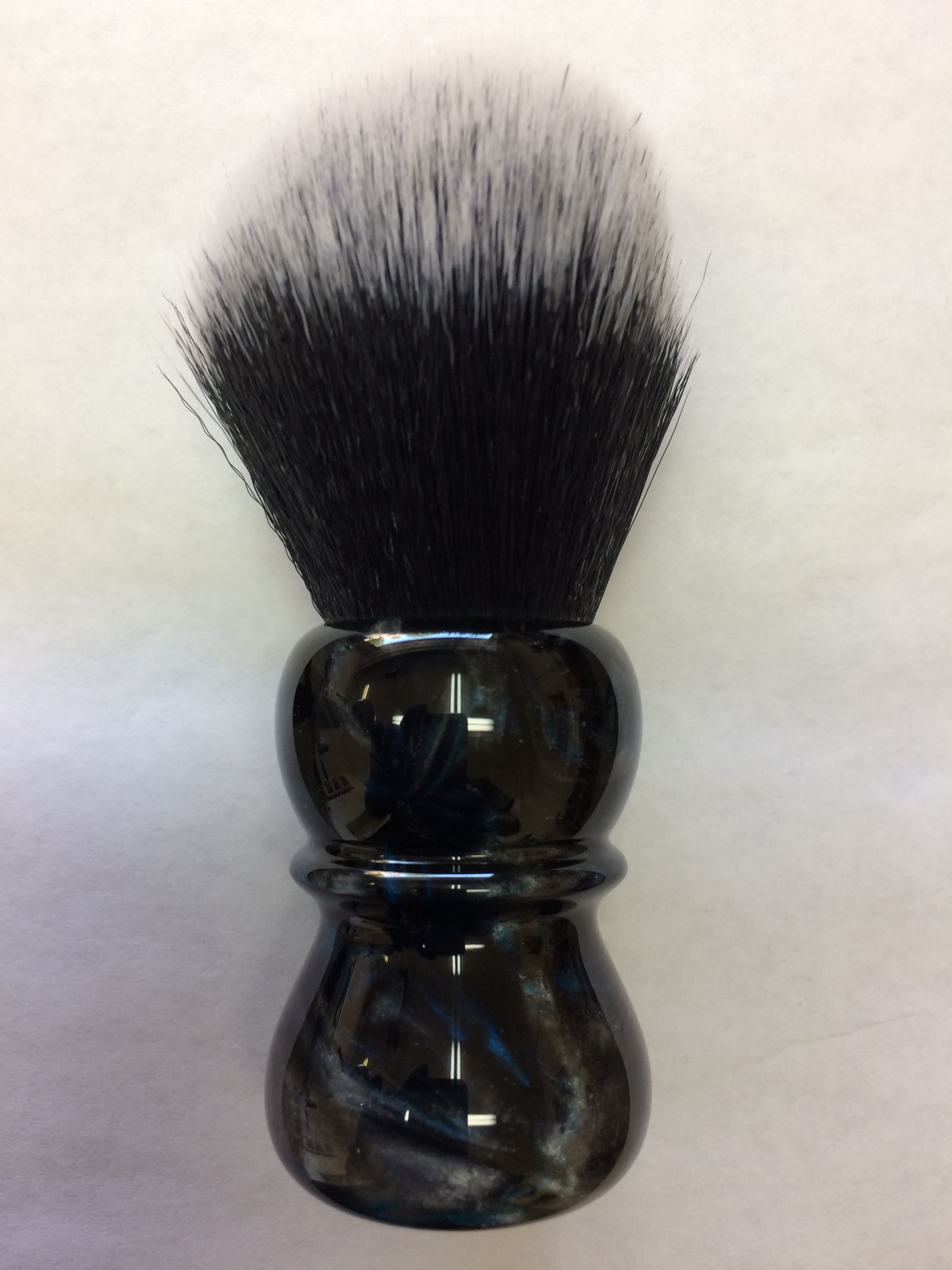 Tuxedo shaving brush