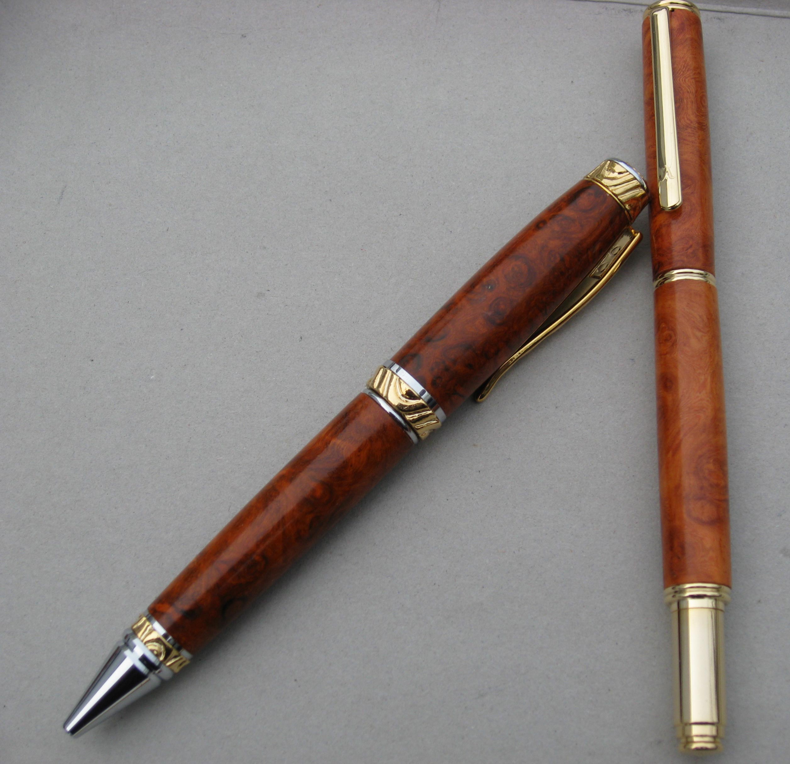 Ultra Cigar and Amboyna burl fountain pen