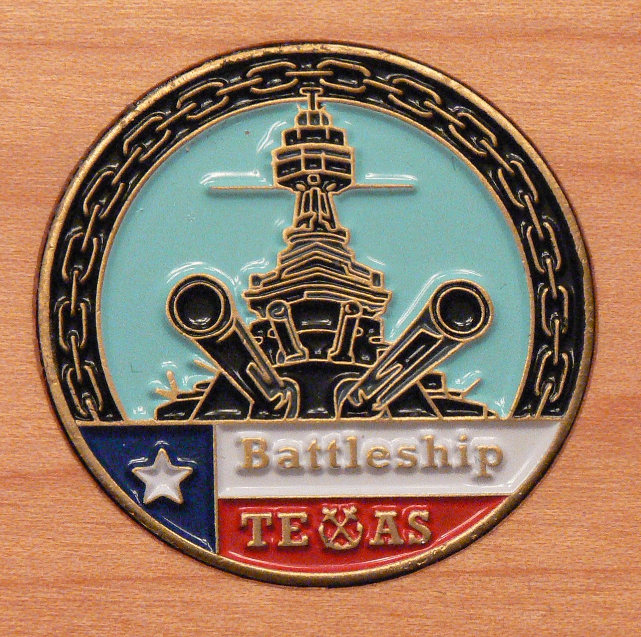 USS Texas coin