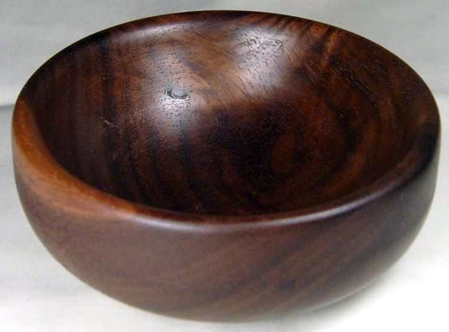 Walnut candy dish