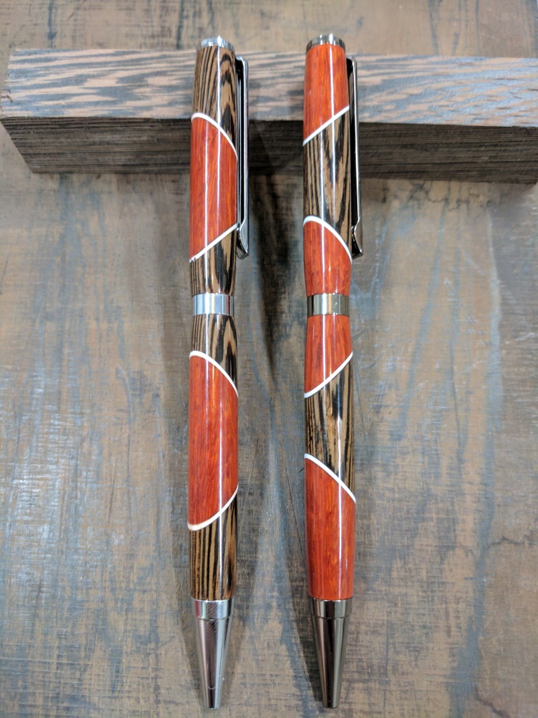 Wenge/Padauk Segmented Slimlines