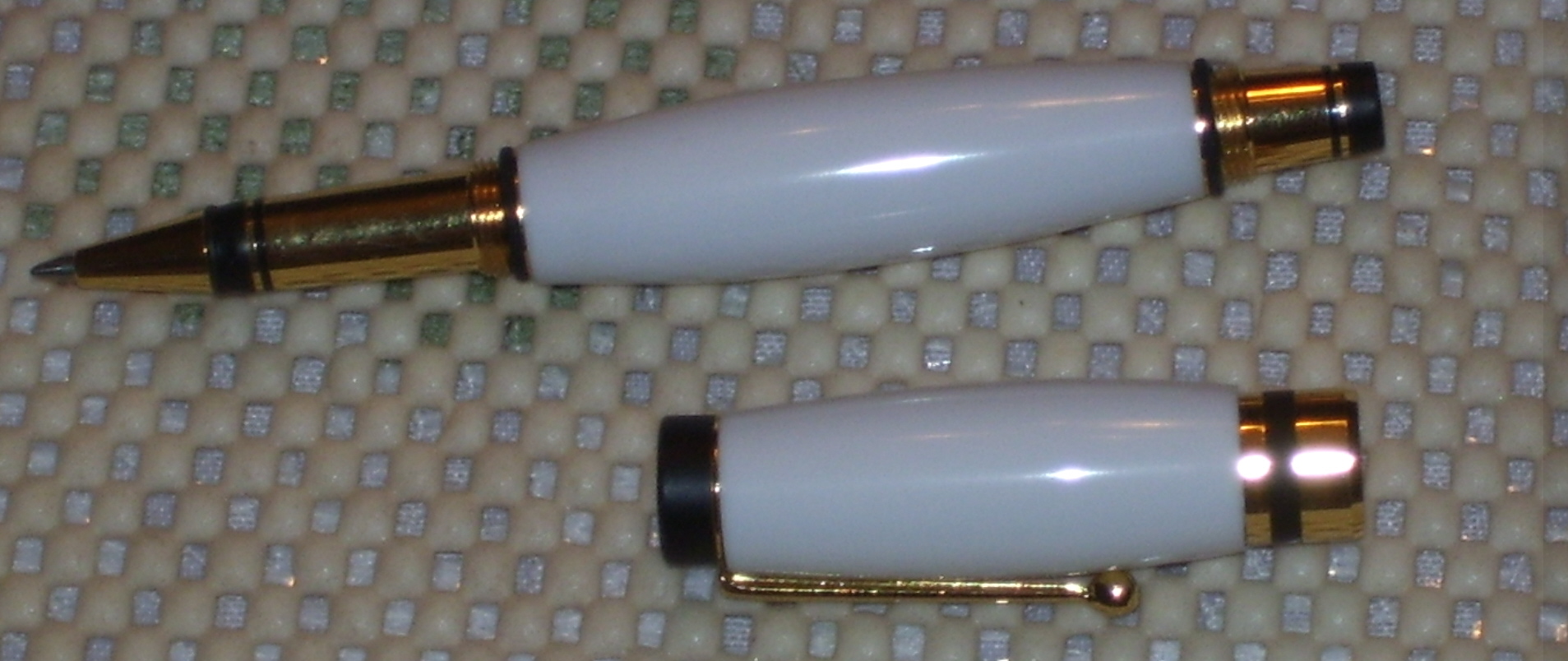 White Corian Designer Pen