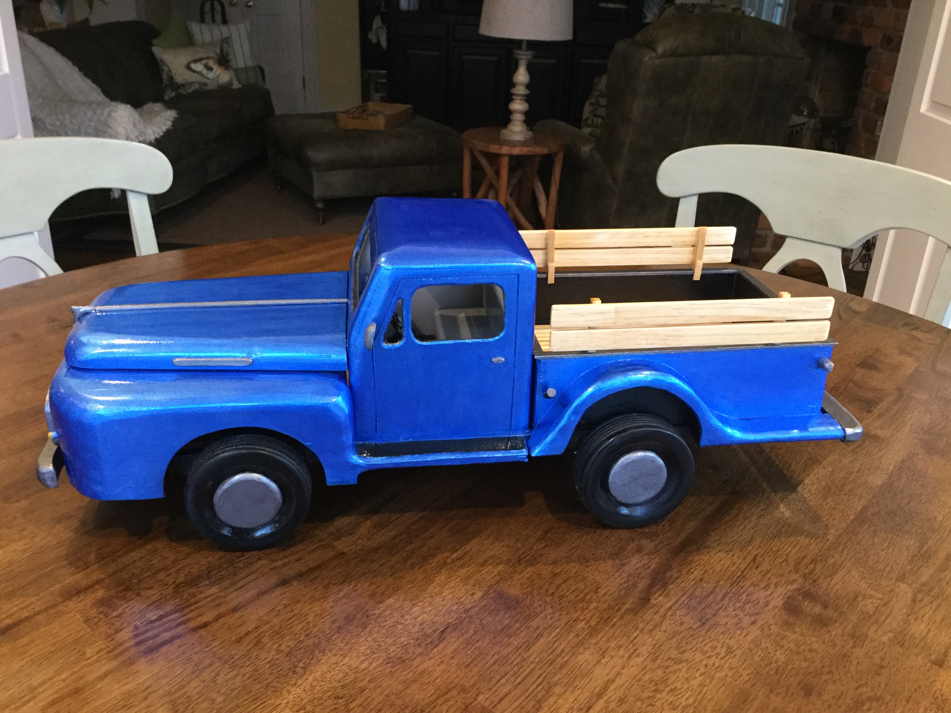 Wooden truck