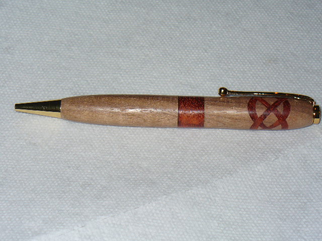 XXX-Celtic Knot in Padauk, Walnut