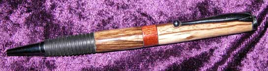 Zebra wood comfort pen