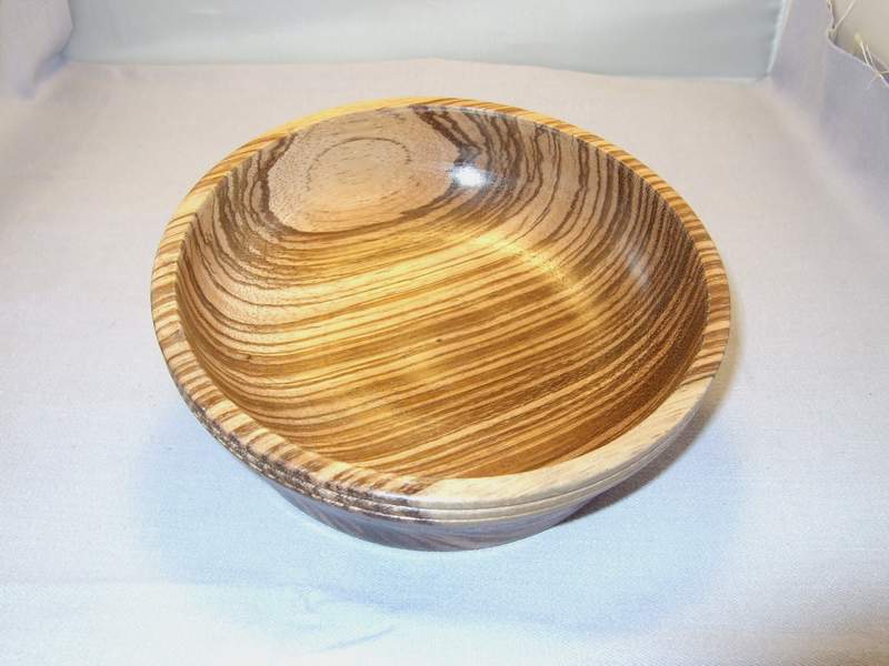 Zebrawood bowl